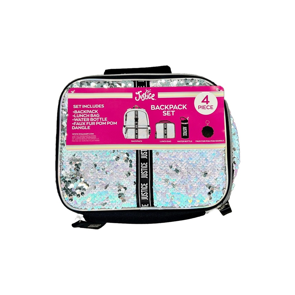 💜🤍Sequin backpack🤍💜 - Picture 5 of 5